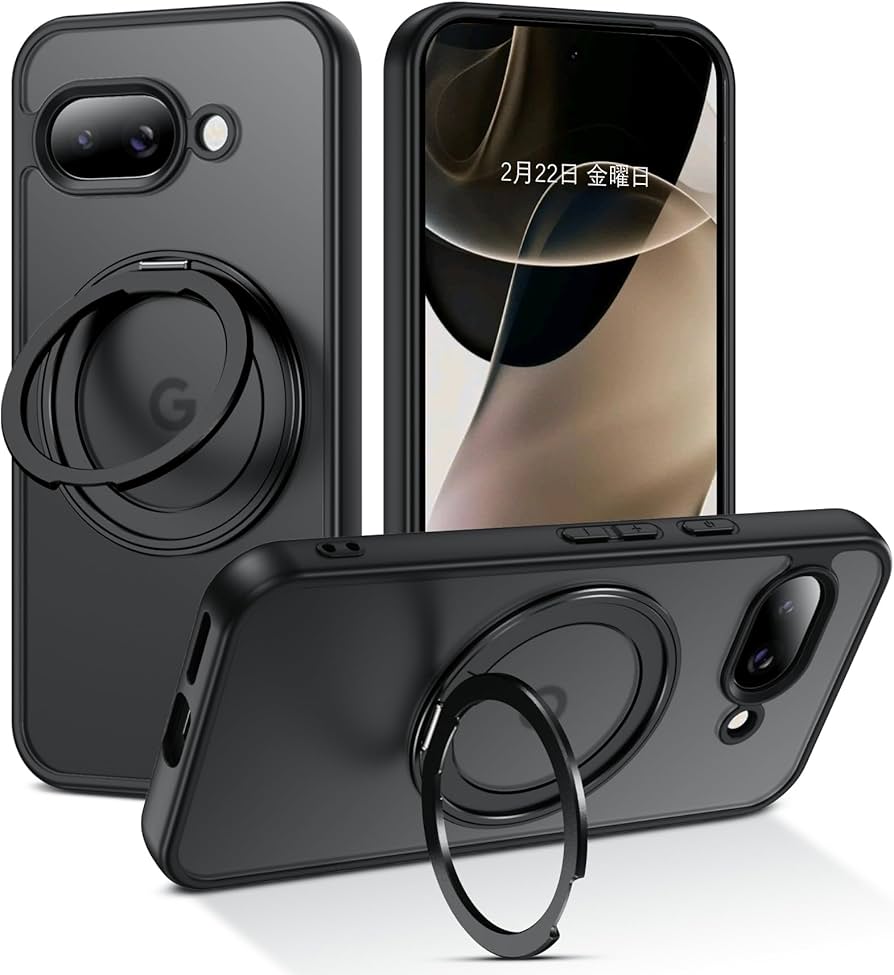 Amazon.co.jp: DOMAVER Google Pixel 9A ケース 360°回転